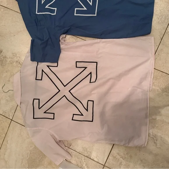2 Off White Button up deal Authentic Deal